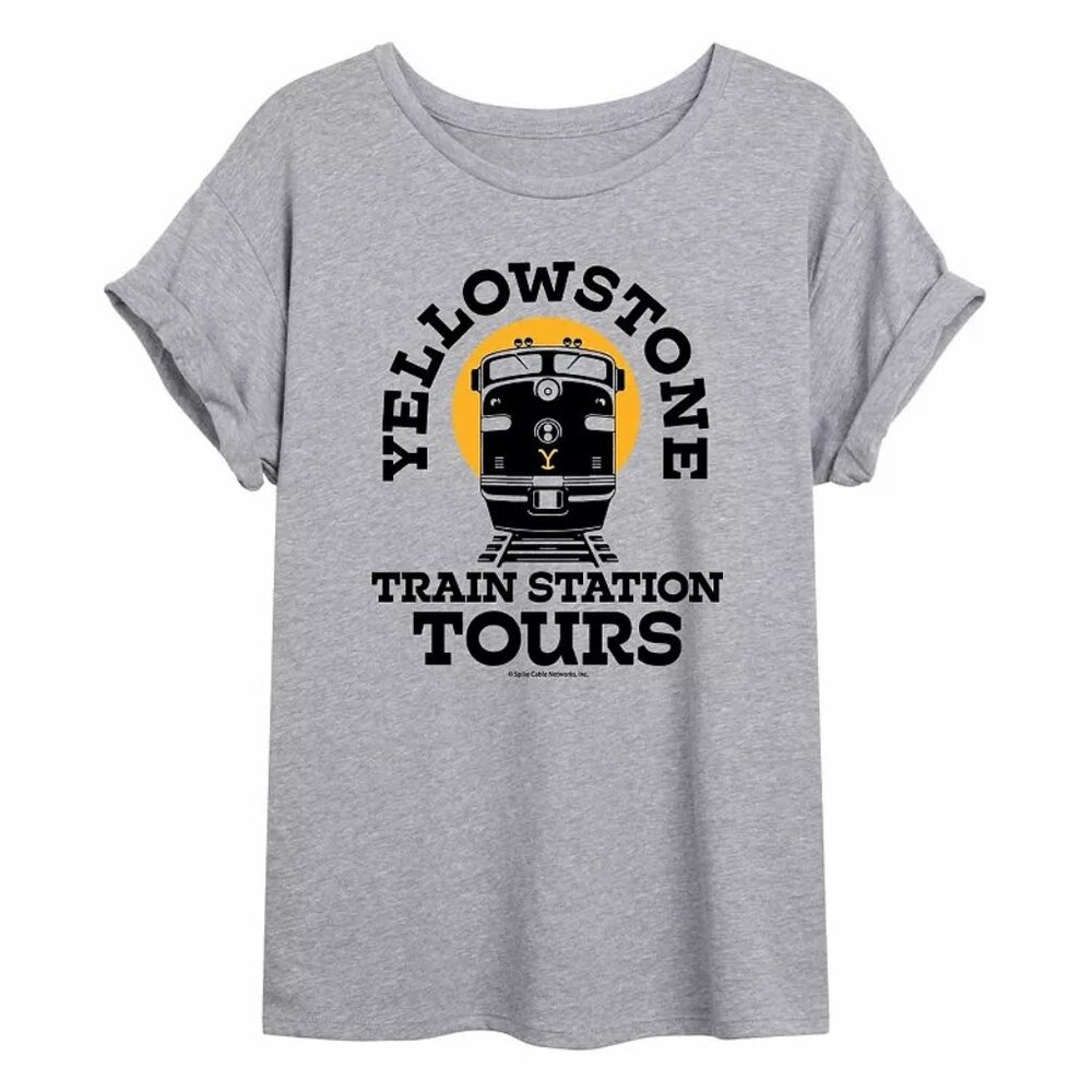 Yellowstone Train Station T Shirt Size S